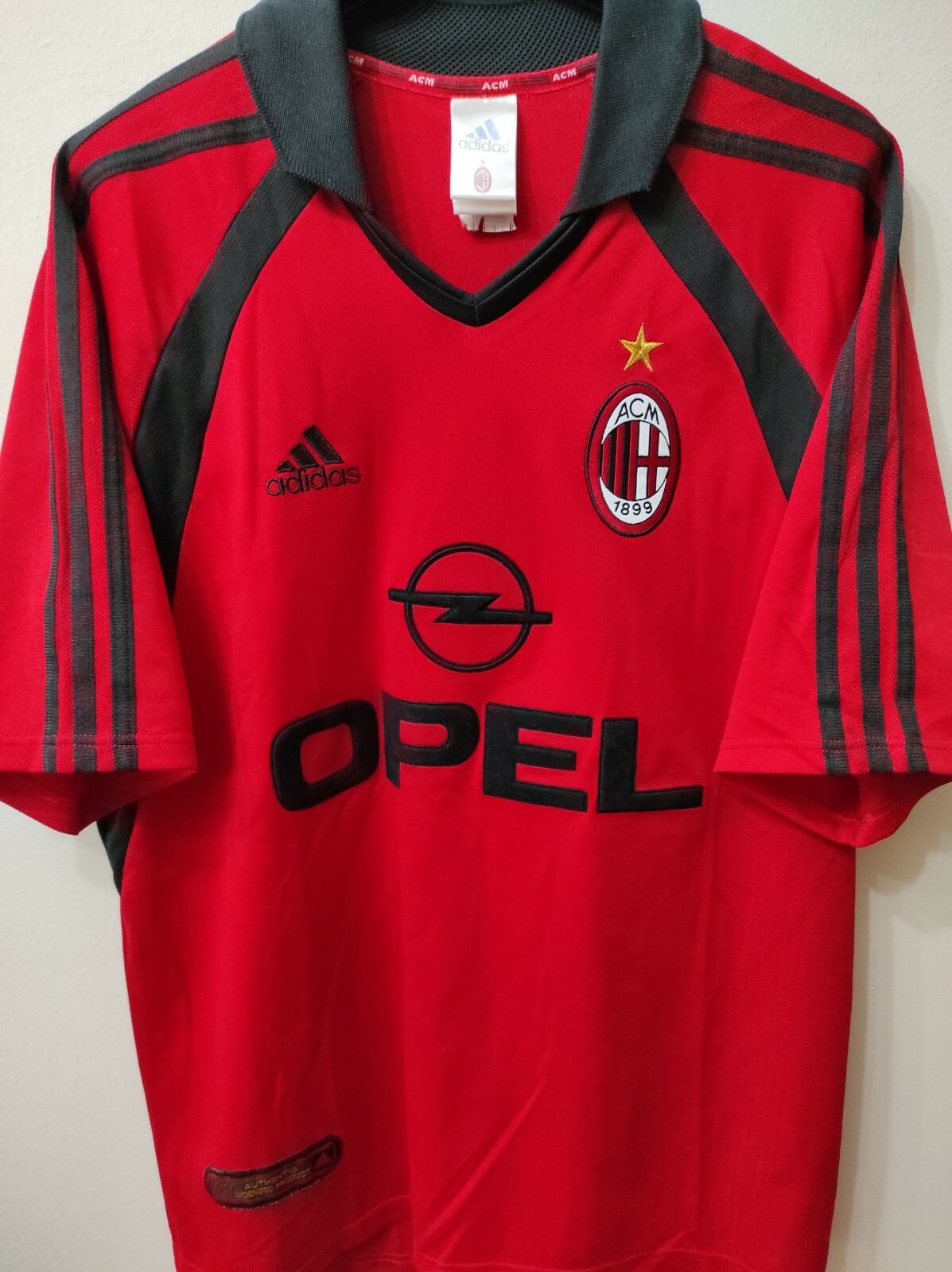 ウェア 2002-03 AC Milan adidas OPEL  Shirt ウェア 2002-03 AC Milan adidas OPEL Shirt VTG Adidas AC