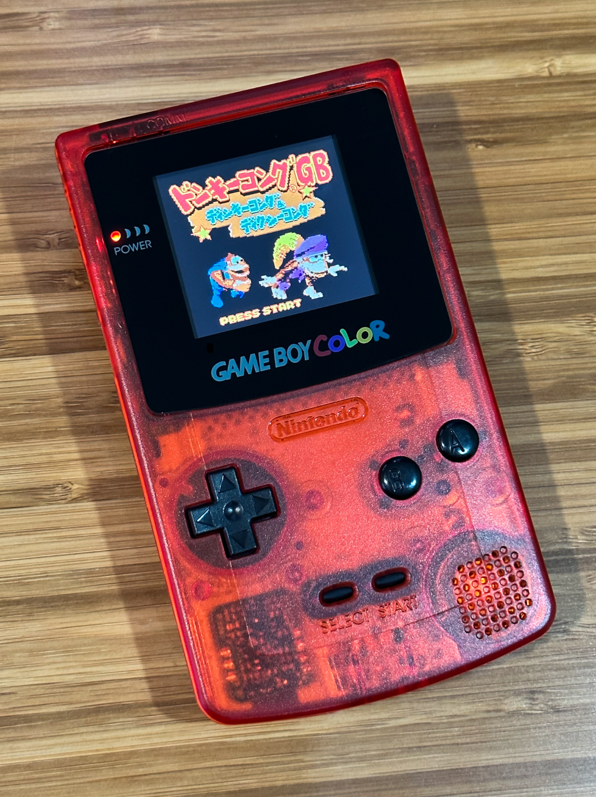 ゲームボーイ　カラー　GAME BOY　レッド ゲームボーイ カラー レッド - メルカリ