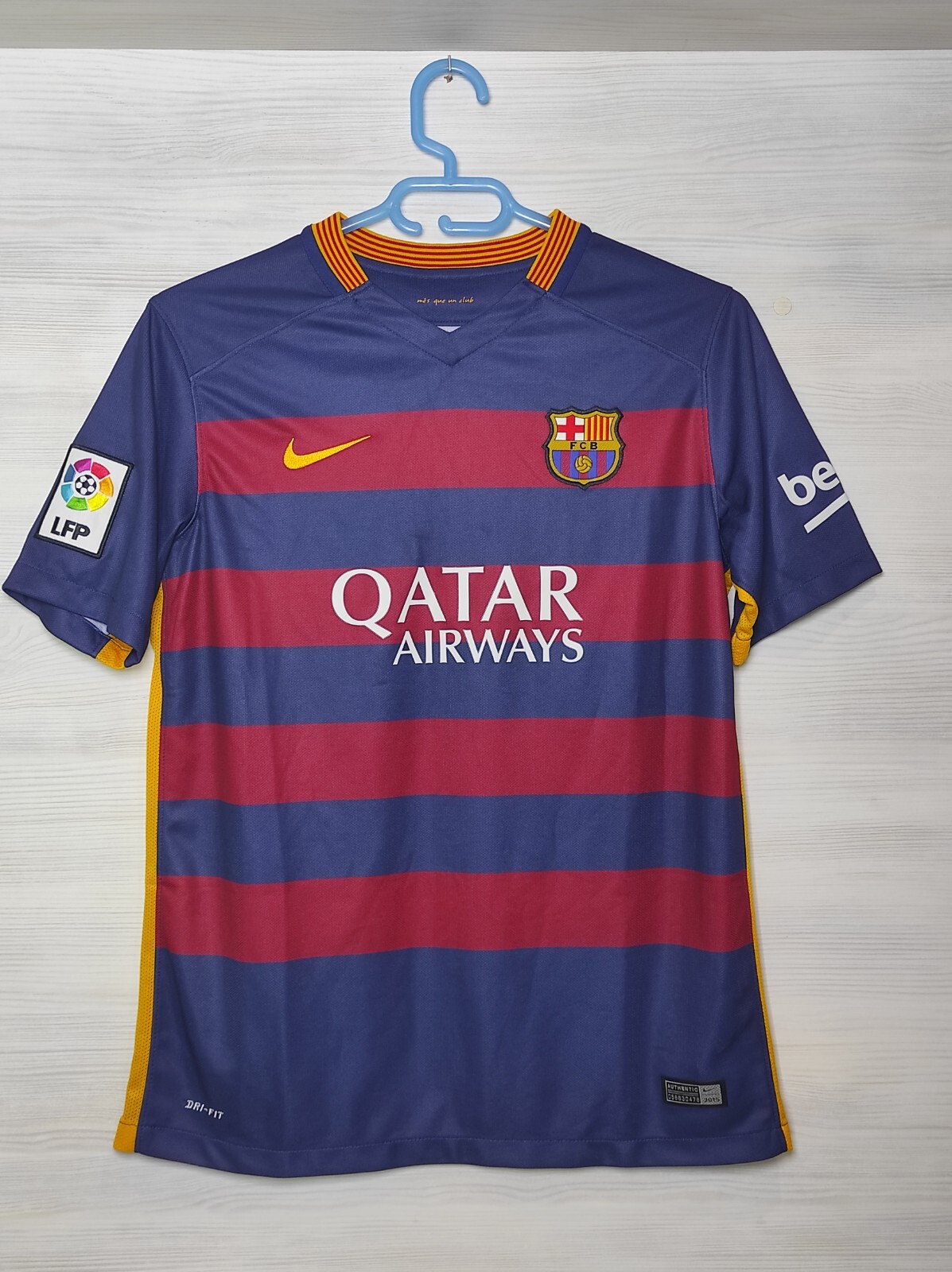 BARCELONA 2015-16 HOME SHIRT NIKE 659032-422 JERSEY SOCCER SIZE