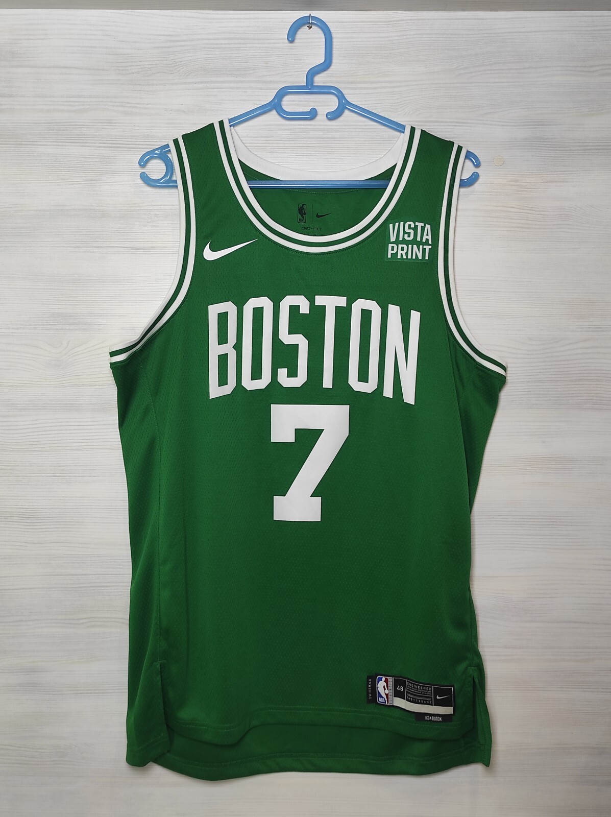 NBA #7 JAYLEN BROWN BOSTON CELTICS SHIRT NIKE DN1997-313