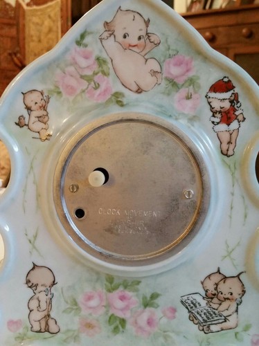 Kewpie Bisque Clock