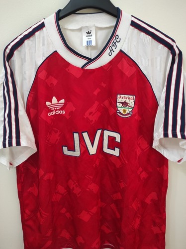 ARSENAL 1990-1992 JVC camiseta shirt trikot maillot maglia