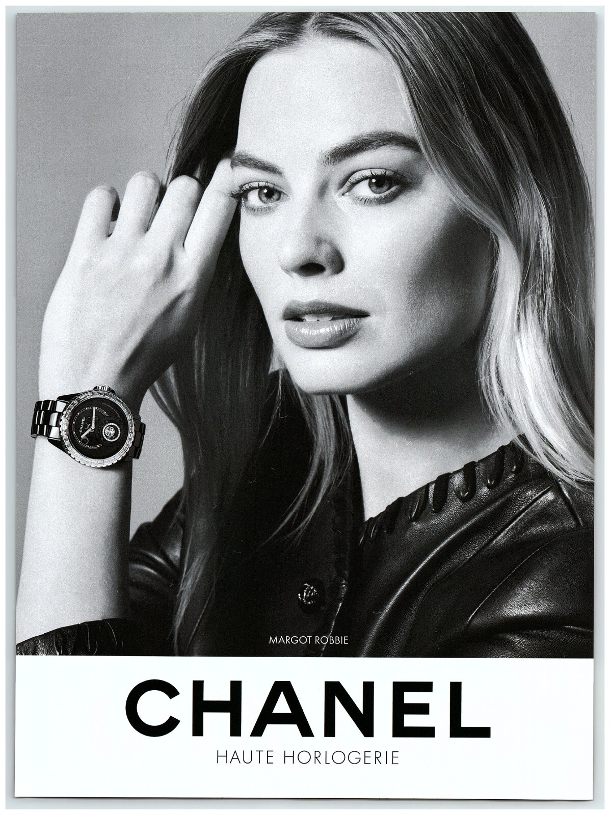 2022 Chanel J12 Tourbillon Watch Print Ad, Margot Robbie Gorgeous