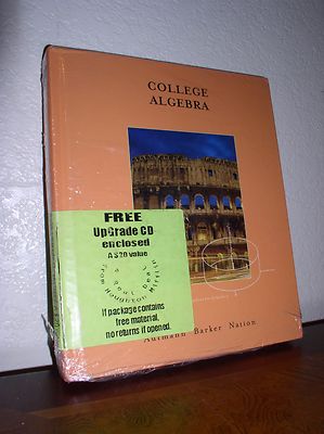 College Algebra by Barker, Nation and Aufmann (2001,HC,NEW,SEALED