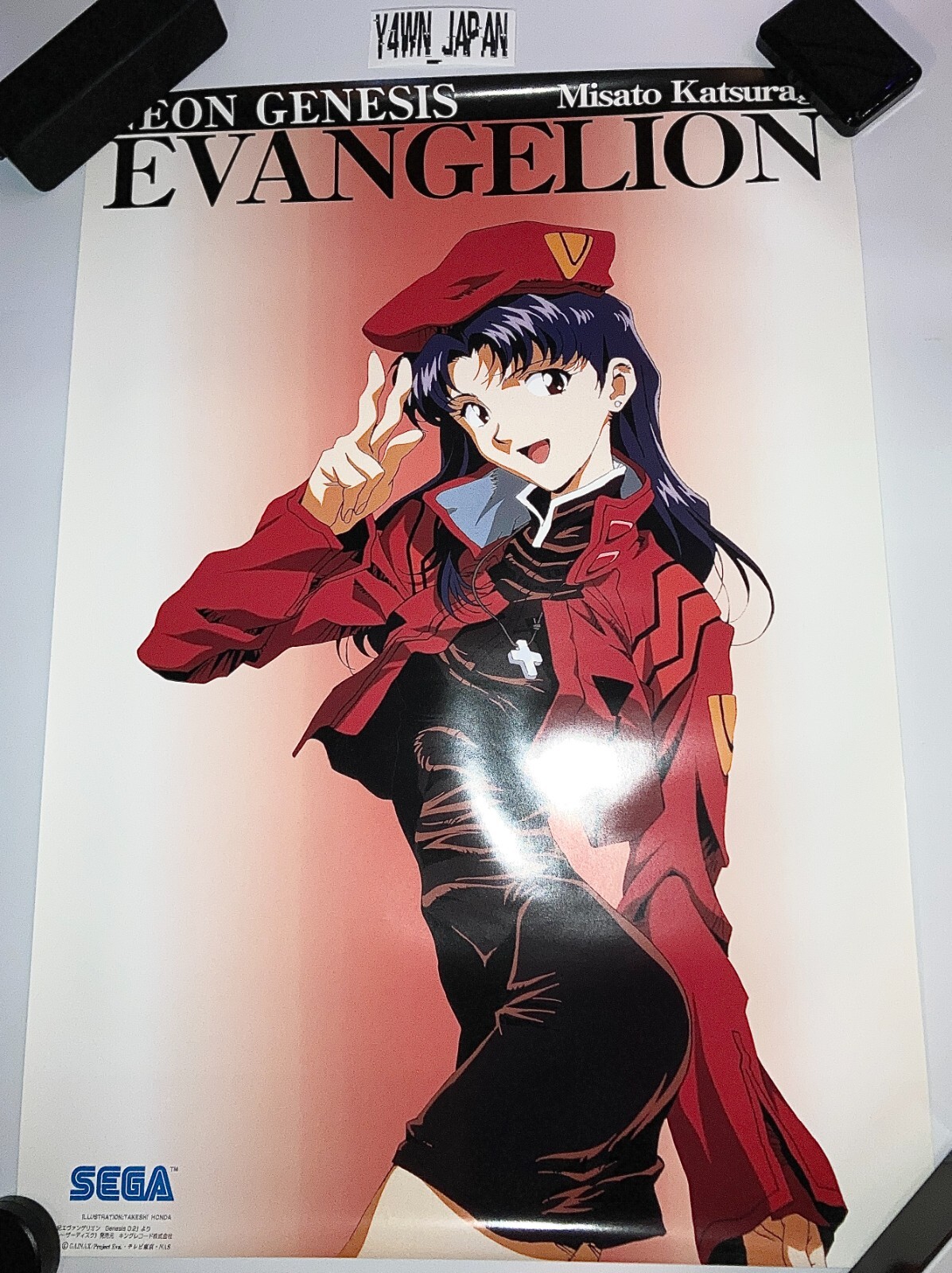 NEON GENESIS EVANGELION ポスター　B2 Neon Genesis Evangelion Eva Misato Katsuragi 1997 B2 Anime