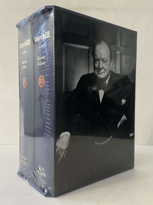 Churchill A Life Martin Gilbert 2 Vol. Set Folio Society New Shrink Wrap HC