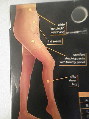 15 PACKS OF SHAPER LONGLINE CONTROL PANTYHOSE SILKY SHEER LEG FLAT SEAMS