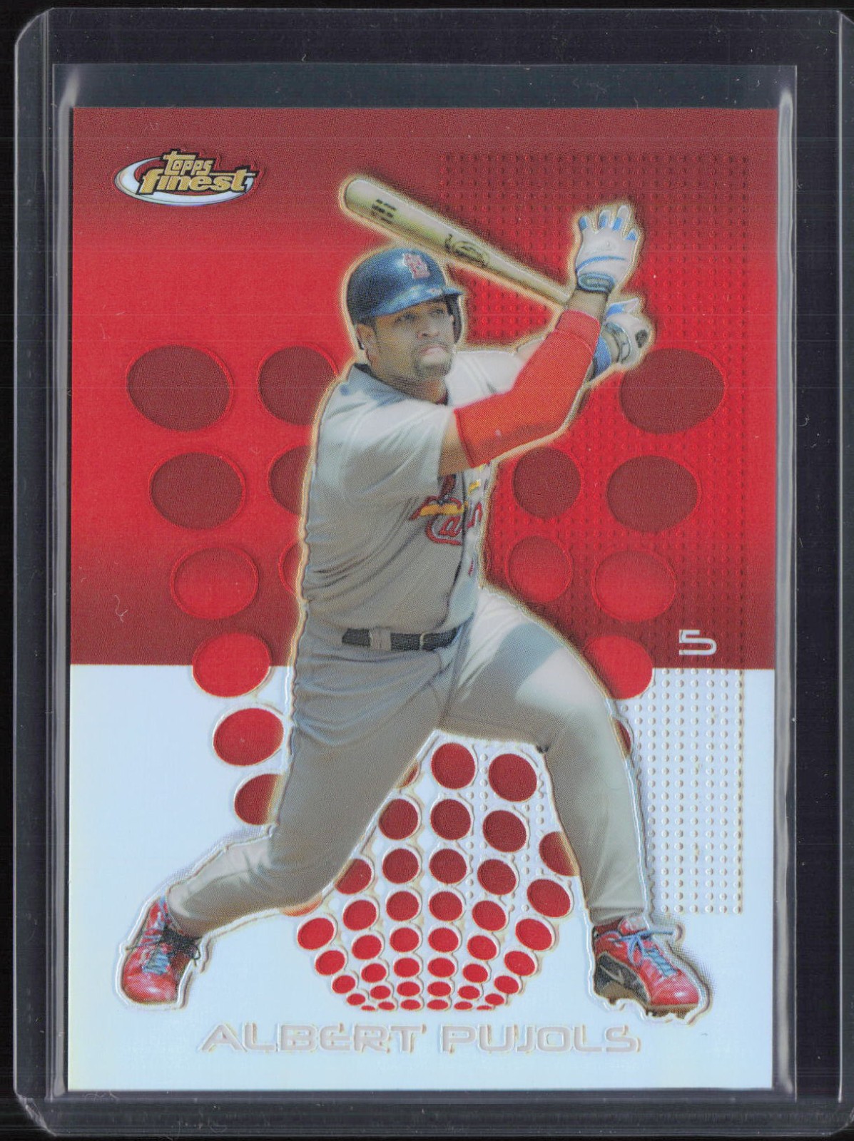 2004 Topps Finest Refractor #100 Albert Pujols