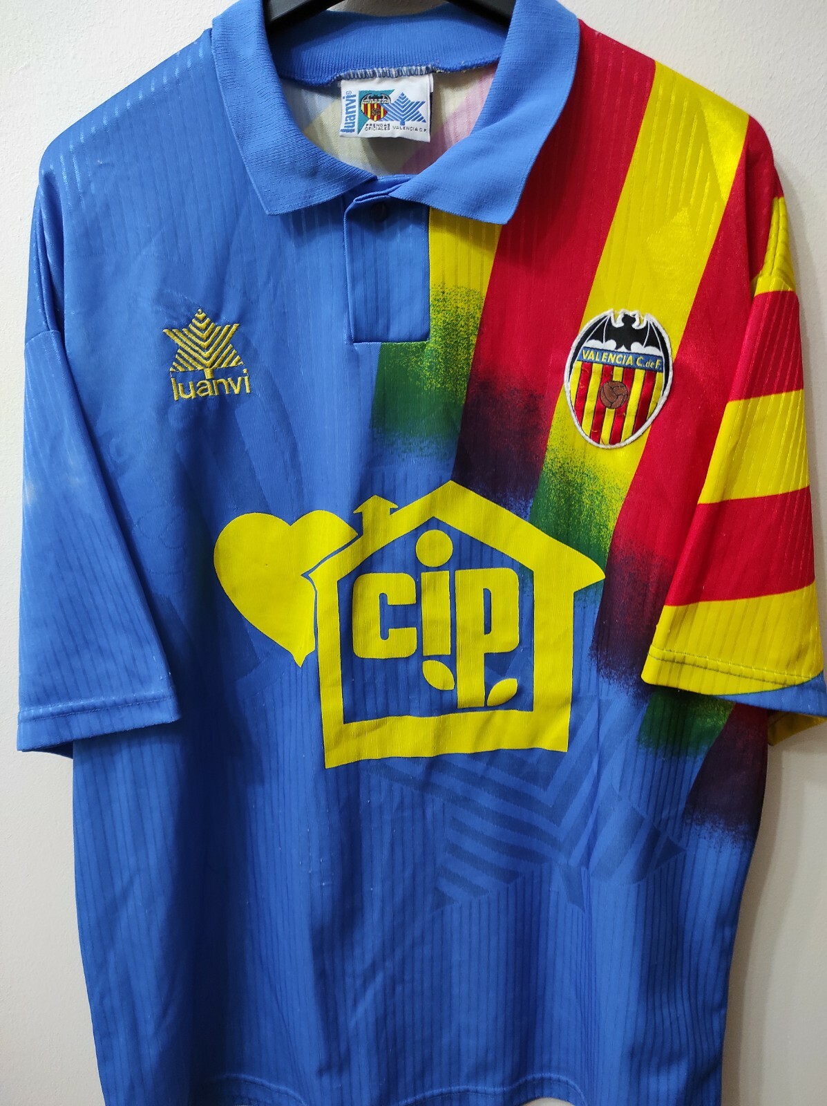 ウェア Valencia CF 95/96  Uniform Valencia CF 1995-96 Home Kit
