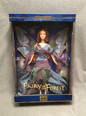 1999 FAIRY OF THE FOREST BARBIE DOLL NEW 1ST IN SERIES COA VTG MATTEL NRFB 25639