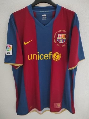 FC BARCELONA 2007-2008 Unicef camiseta shirt trikot maillot
