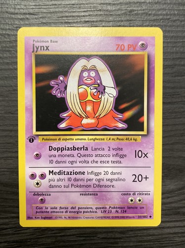 1999 Pokémon Game Base Shadowless 1st Edition English Card