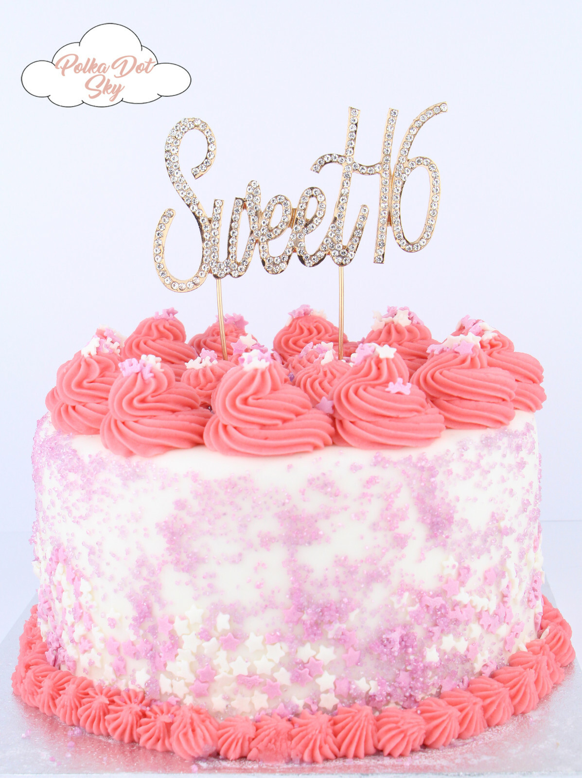 Download 16th Birthday Cake Topper Sweet Sixteen T Sliver Glitter Sweet 16 Cake Topper Greeting Cards Party Supply Apexlab Home Garden