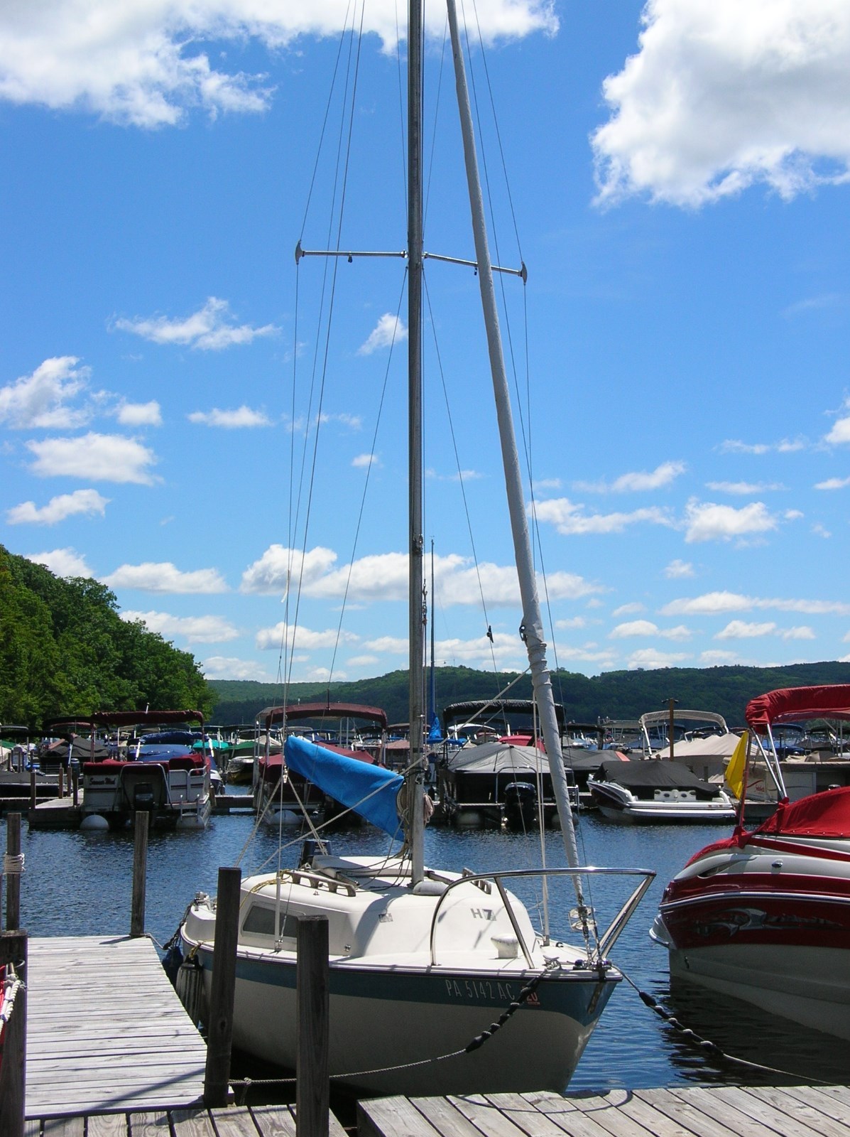 1971 Jensen Cal21 with outboard motor and trailer