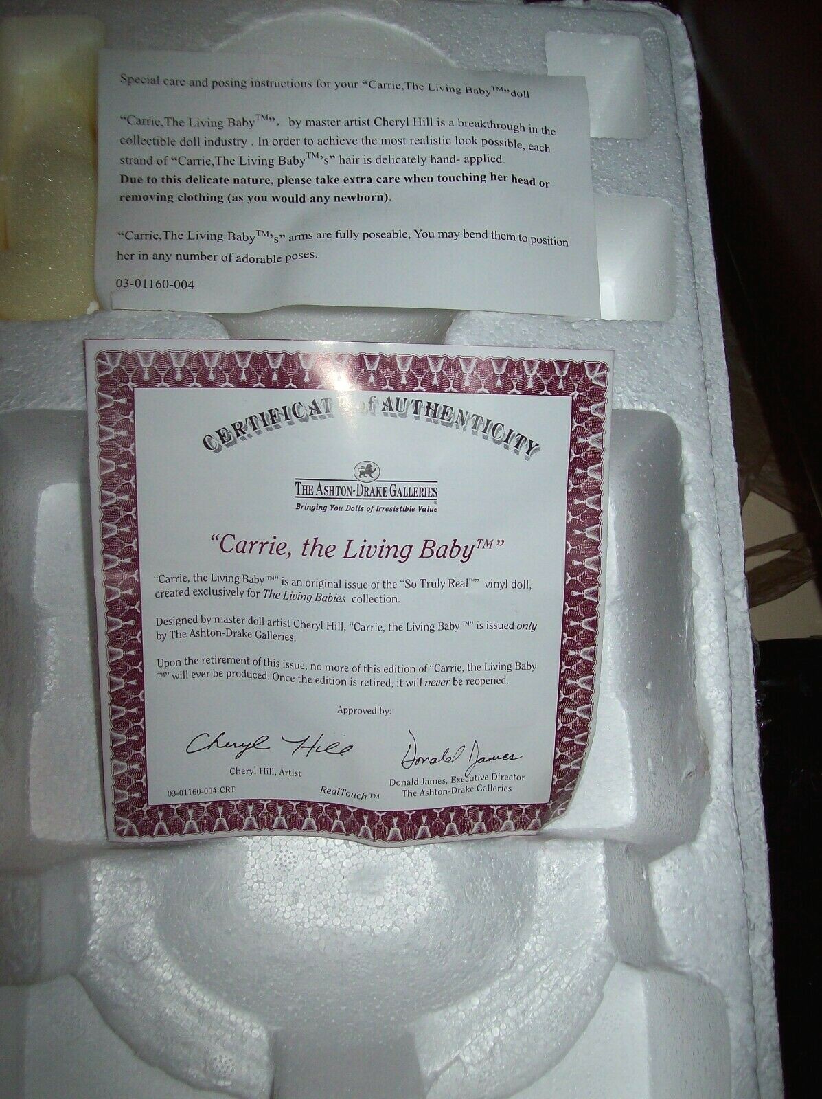 ASHTON DRAKE / CHERYL HILL 