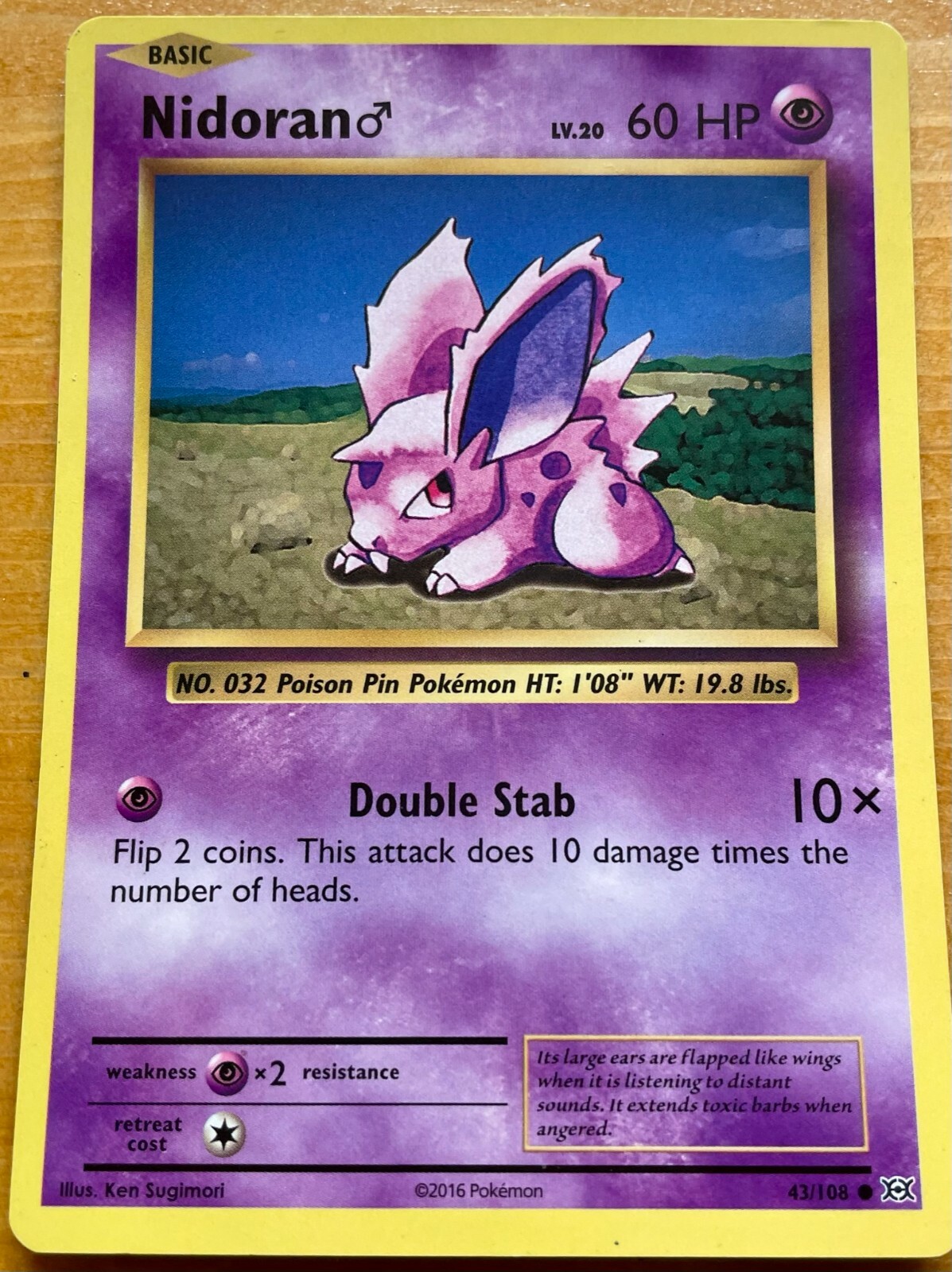 ニドラン♂ 海外版 3枚 セット 1st Edition Nidoran♂ Nidoran Japanese Pocket Monsters Pokemon Card No. 029 Mint