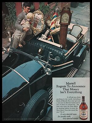1967 Martell Cognac Rich Vain Women Looks At Herself In Mirror Vintage Print Ad
