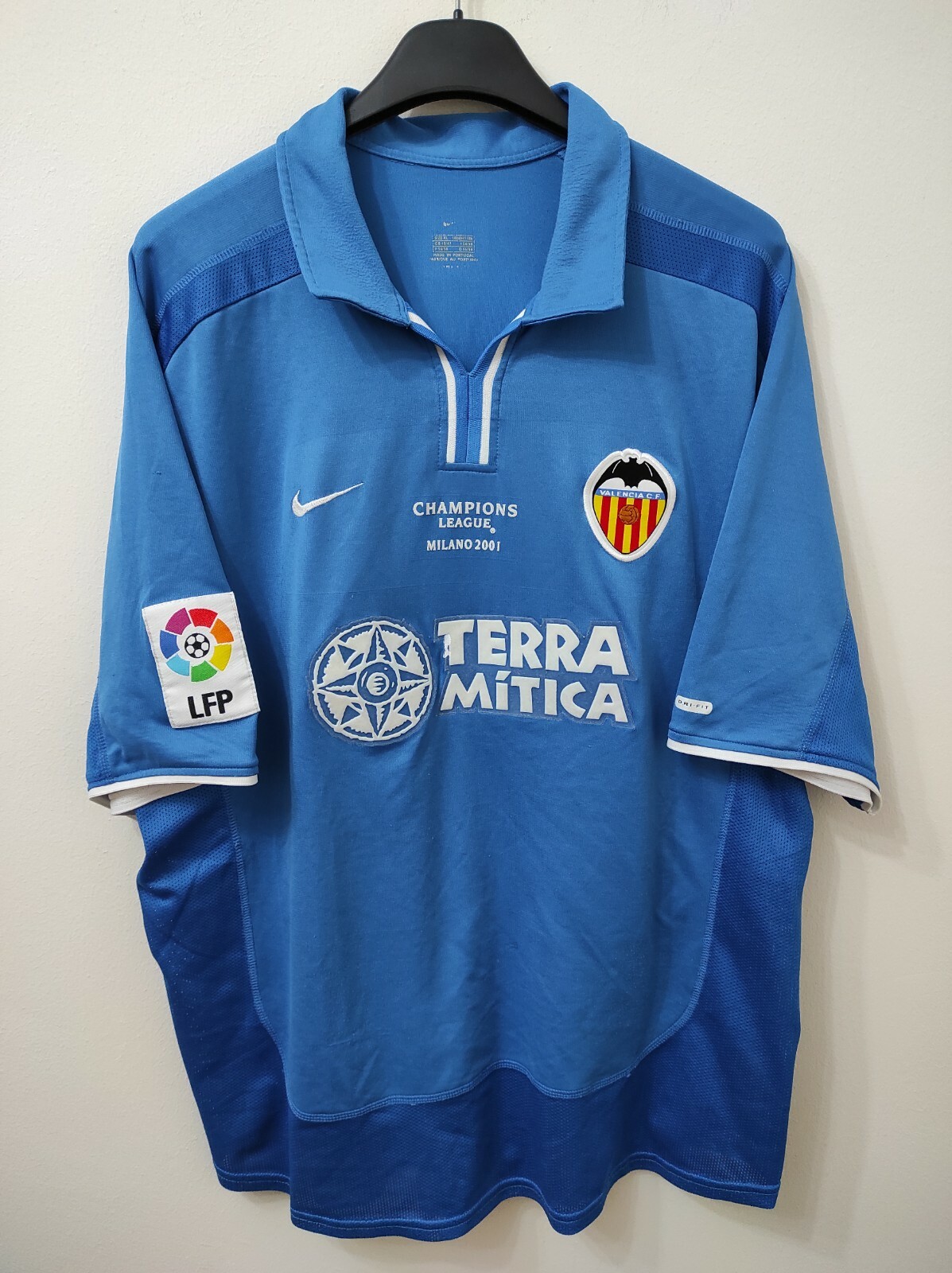 VALENCIA CF 2000-2001 Terra Mitica Champions League camiseta shirt