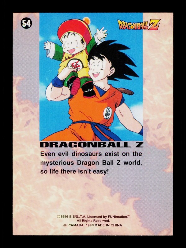 Evil Dinosaurs 54 DragonBall Z 1996 Trading Card | eBay