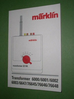 6000 6002 6647 Betriebsanleitung für Trafo