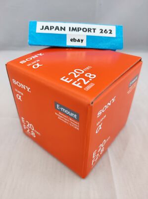 Sony SEL20F28 20mm F/2.8 Wide Angle Prime Fixed Lens from Japan N2