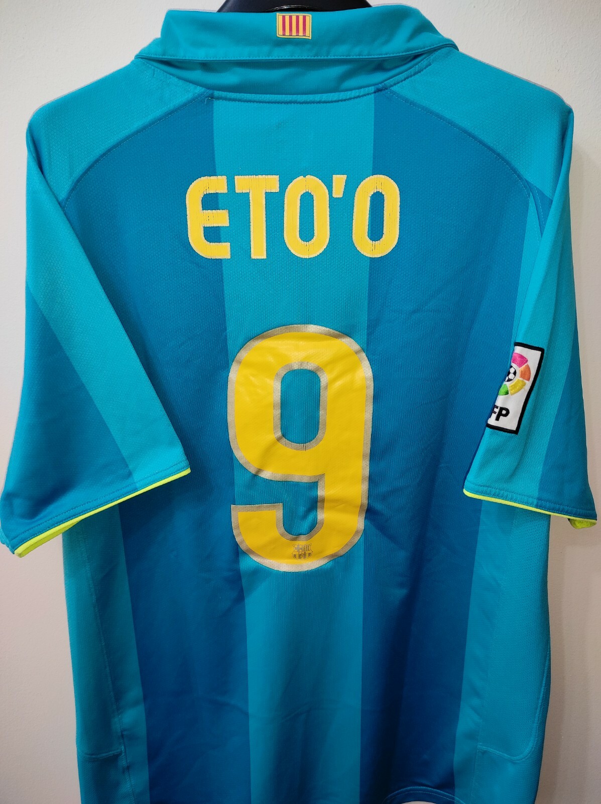 FCバルセロナ エトー 9番 シャツ FC BARCELONA 2007-2008 Eto´o 9 camiseta shirt trikot maillot