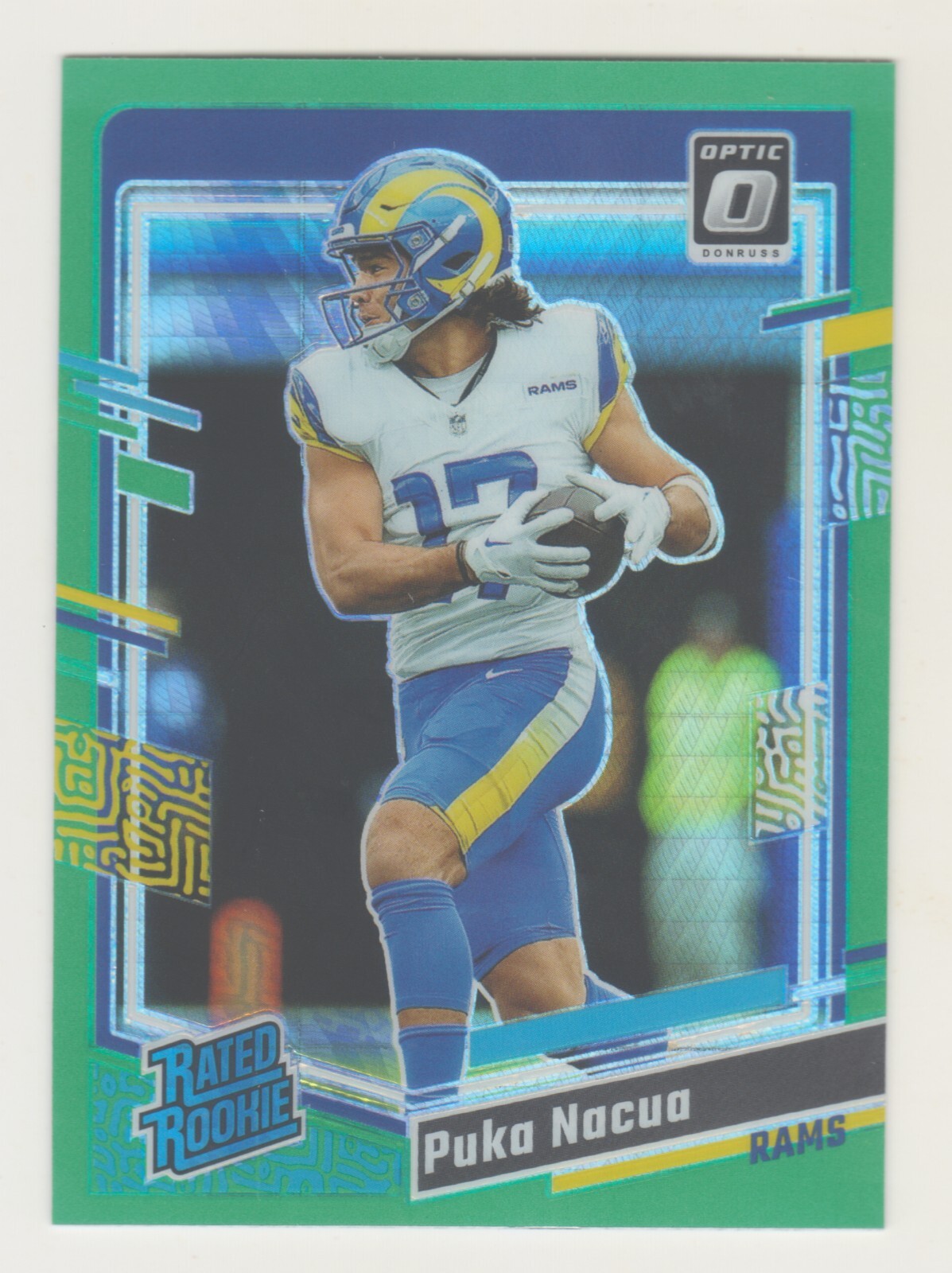 PANINI サッカーカード CHRONICLES DONRUSS OPTIC PRIZM MANU SANCHEZ OSASUNA 06/10 #3 送料無料 中古 IT1 2023 Panini Donruss Optic RATED ROOKIE GREEN HYPER PRIZM