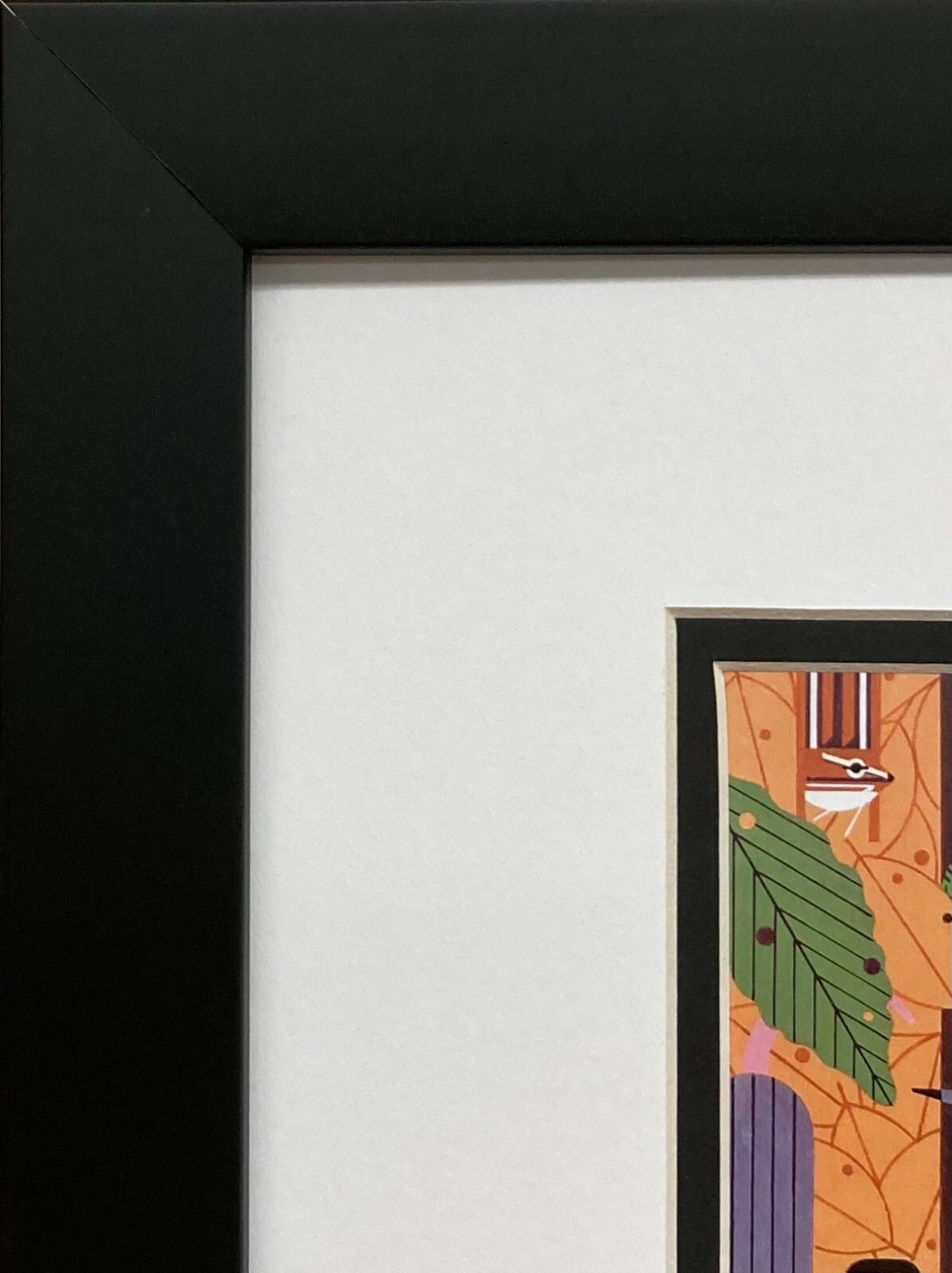 Charley Harper "Birducopia"  Custom Framed Art Print, Birds