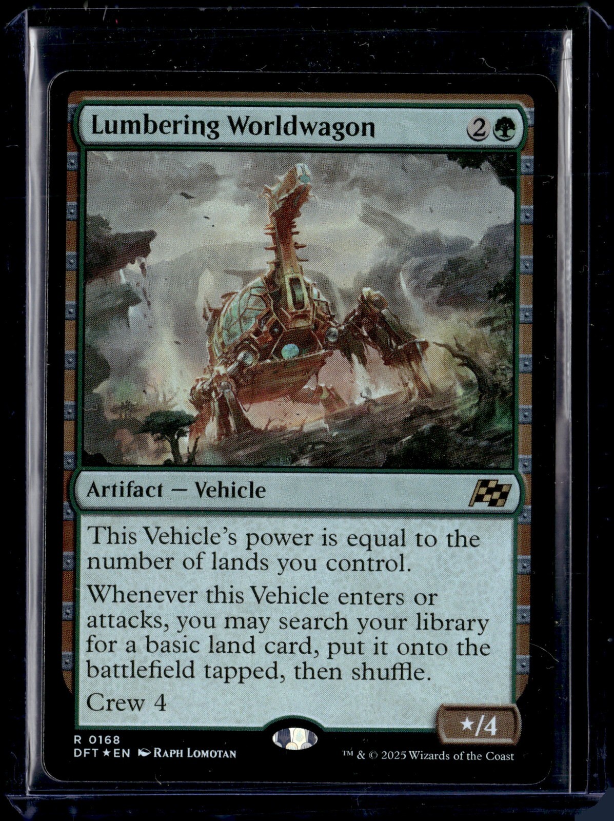 Lumbering Worldwagon - 168 - Foil - DFT - NM - MTG Magic the