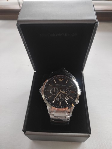 EMPORIO ARMANI AR2460 新品未使用 Amazon.com: Emporio Armani Men's AR2460 Dress Silver Watch
