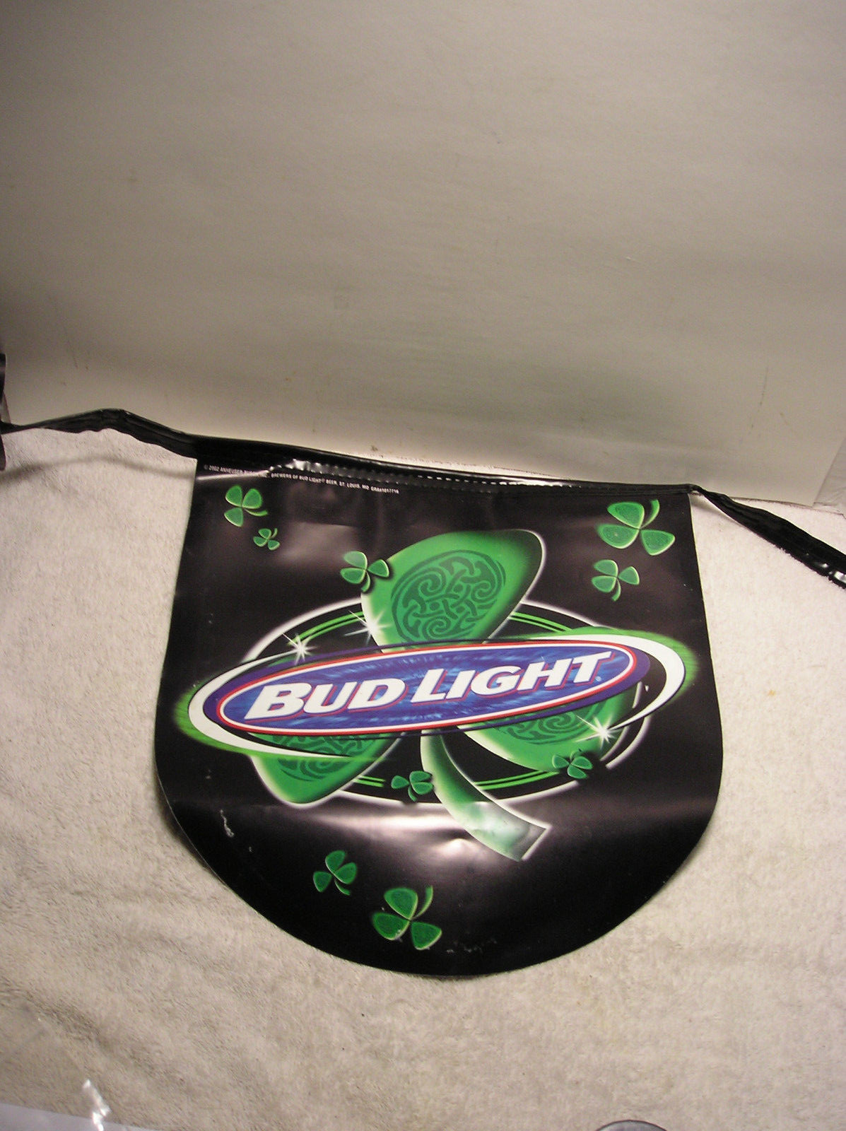 Budweiser/ Bud Light St.  Patrick's Day String Flag Banner  2002