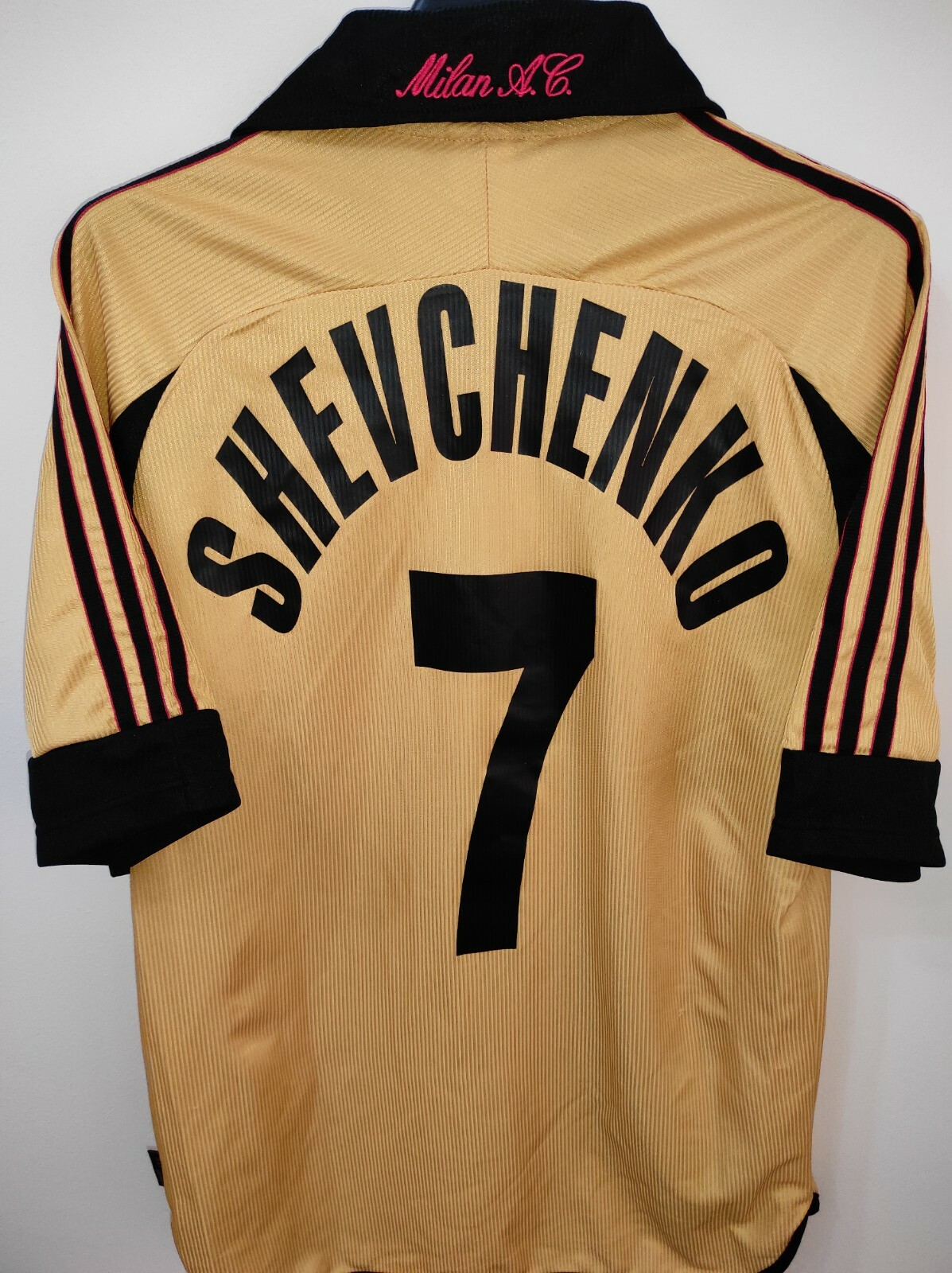 AC MILAN 1999-2000 Shevchenko 7 Centenary camiseta shirt