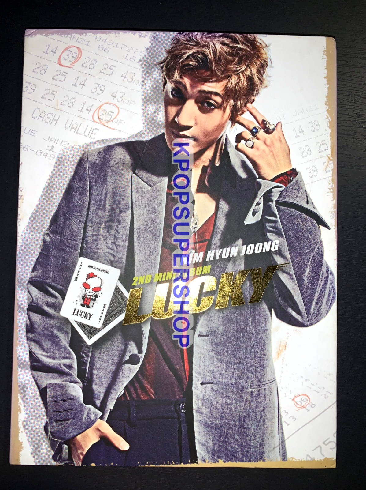 Kim Hyun Joong 2nd Mini Album Lucky CD Good Cond. Rare OOP SS501