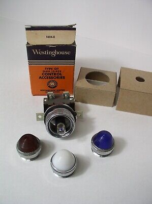 Vintage Westinghouse Pilot Light with Transformer Glass Covers