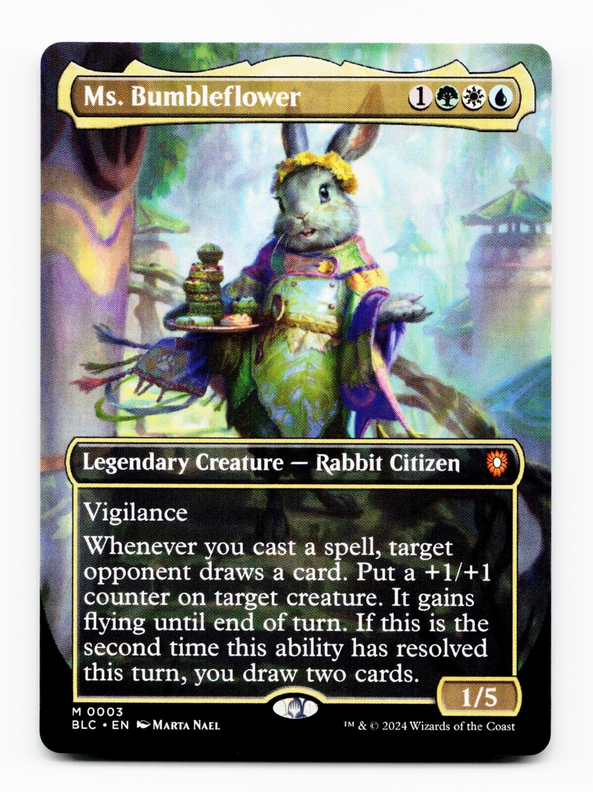 Ms. Bumbleflower (Borderless) - Commander: Bloomburrow (BLC