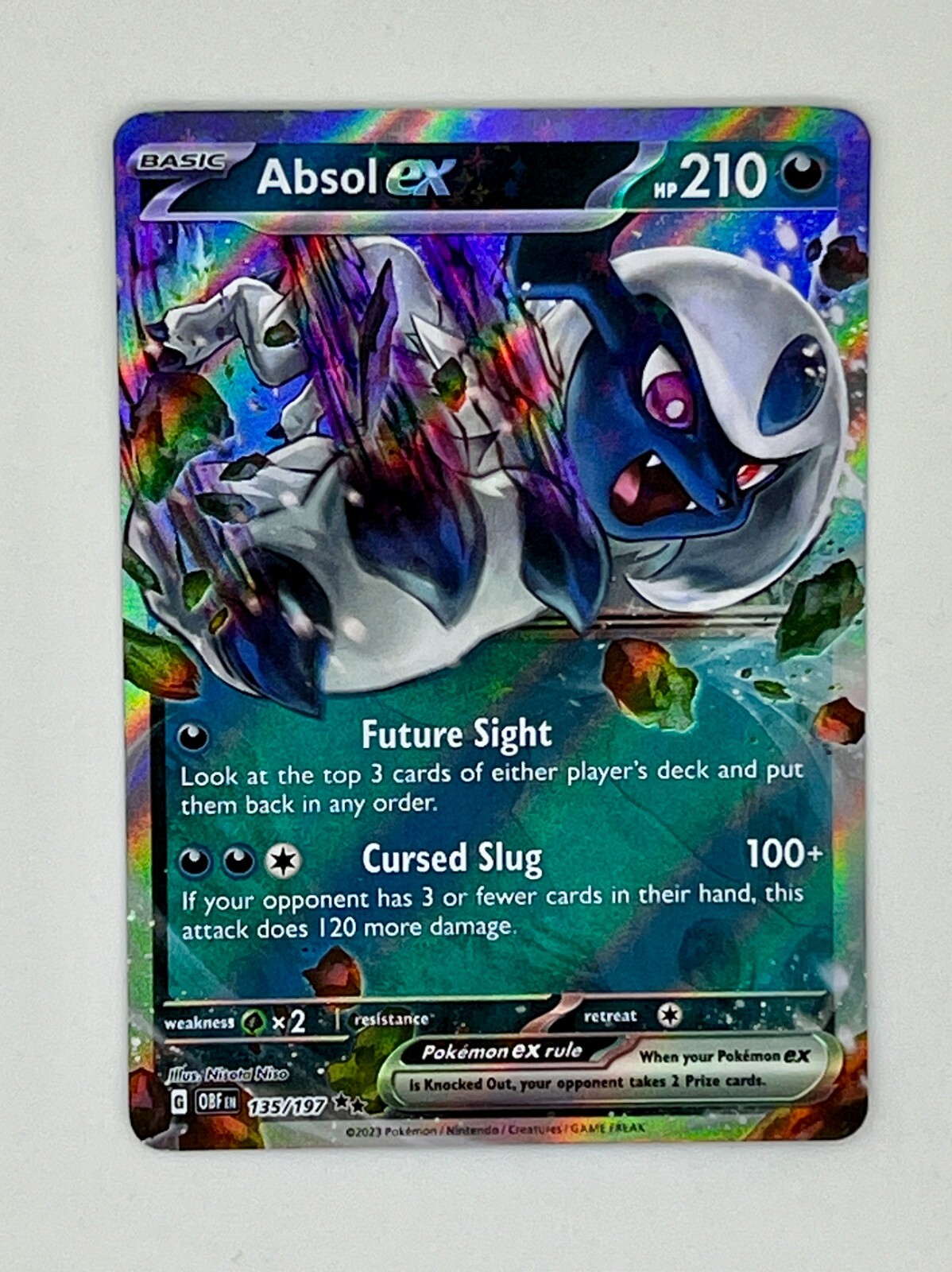 Pokemon TGC ABSOL EX hp 210 Full Art Holo 135/197 | eBay Pokemon TGC ABSOL EX hp 210 Full Art Holo 135/197 | eBay