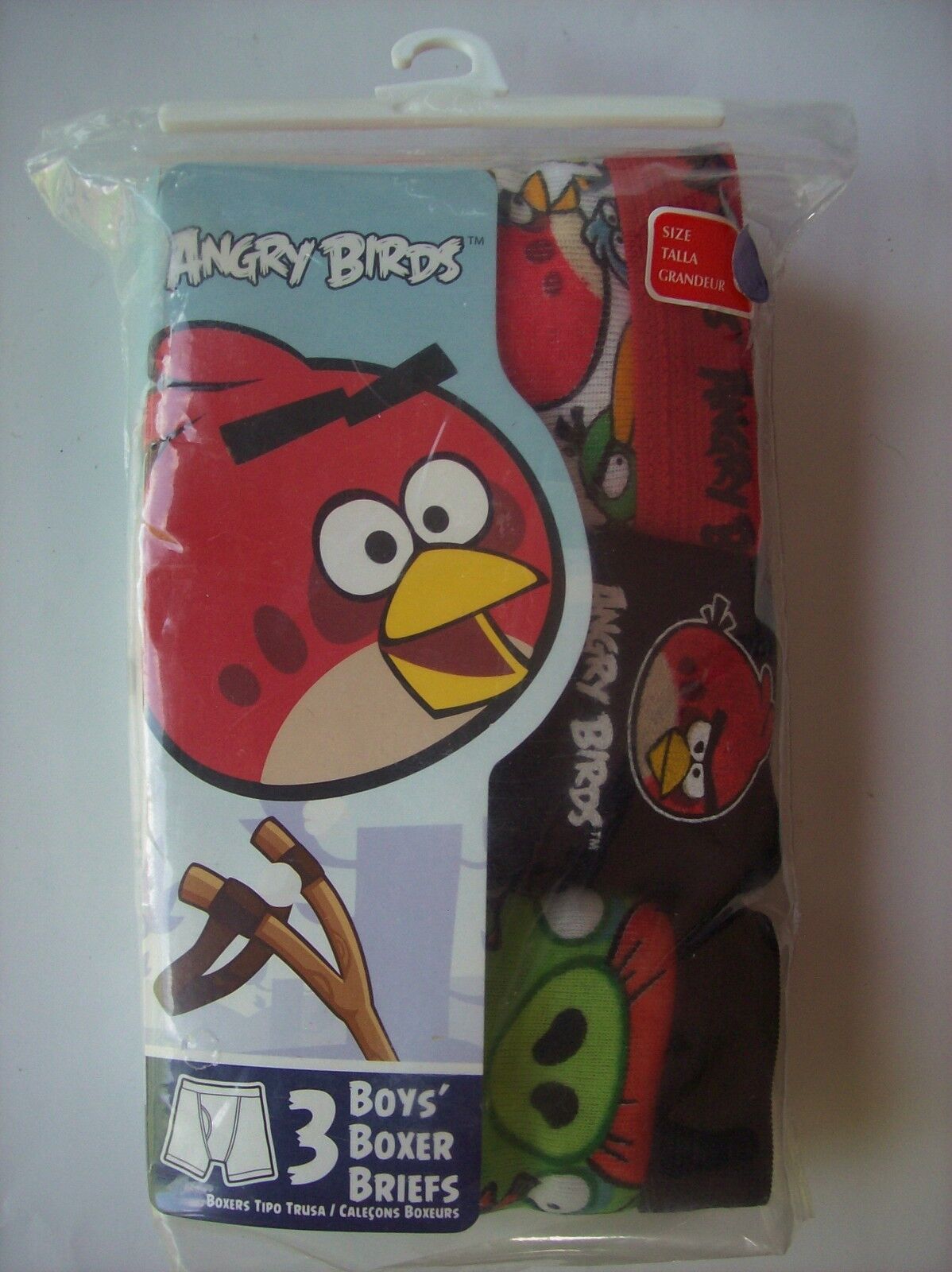 Details about   Angry Birds Underwear Underpants Boys 3 pk Boxer Briefs Size 4 6 8 Funpals NIP