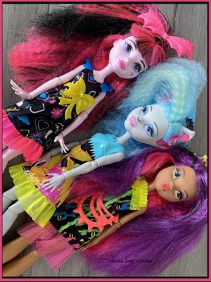 MONSTER HIGH Doll Electrified Silvi Timberwolf Clawdeen And Draculaura Read