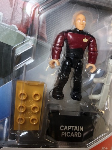 4 MAGA Construx Heroes 2 Of Each Series 3 & 1 - T-1000, CAP PICARD, Data & Borg