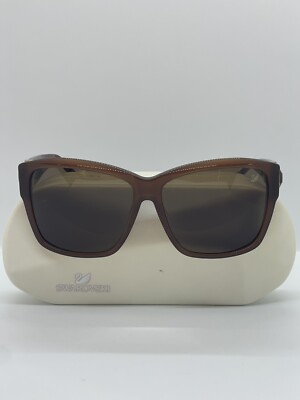 SWAROVSKI BLING SW 20 45E Brown Sunglasses 59-13-130