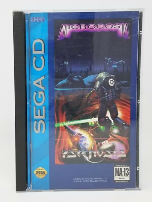 Microcosm (Sega CD, 1993) WITH MANUAL REGISTRATION GREAT CONDITION