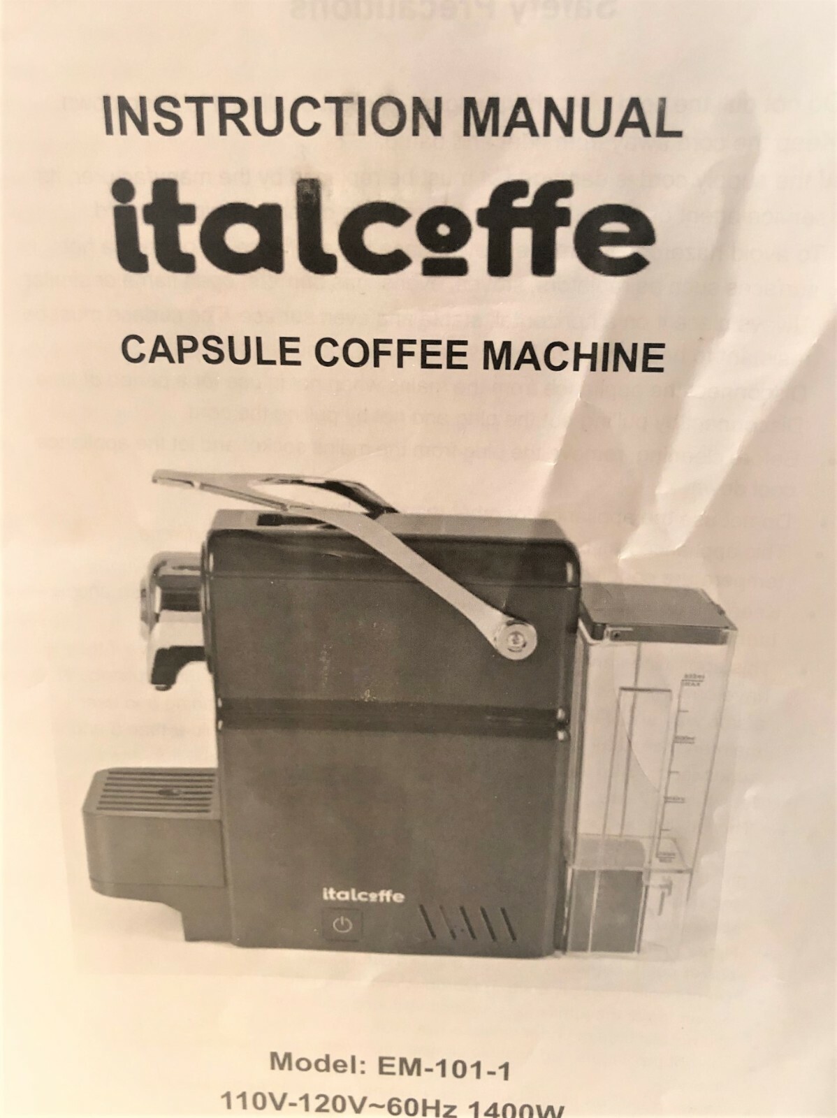 Expresso Coffee Maker Machine   for Nespresso  caps With Promotion + 50 Capsules