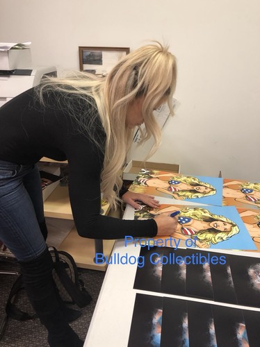 Kelly Kelly WWE Show Certificated Photo Proof 8x10