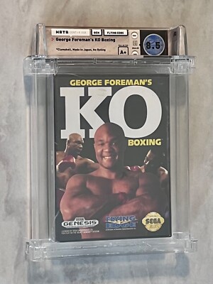 George Foreman's KO Boxing Sega Genesis 8.5 A+ WATA Sealed New Rated Sealed