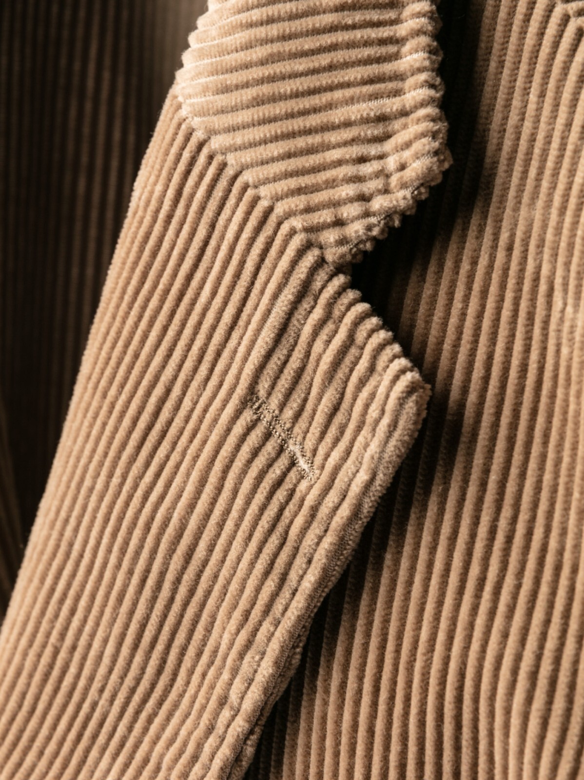 WINDSOR WINDSOR MEN CORDUROY MODULAR JACKET GIRO, PASTEL BROWN, 50