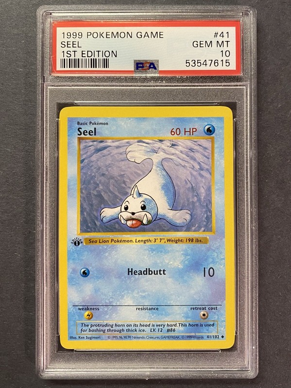 Seel Pokemon Cards Find Pokemon Card Pictures With Our Database