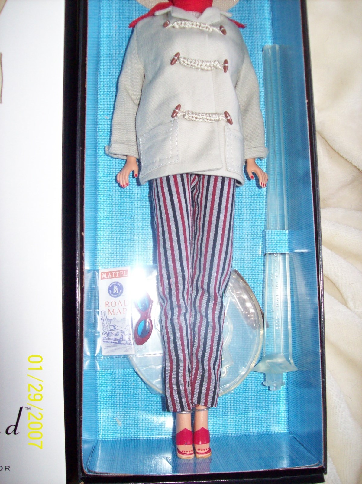 OPEN ROAD-NRFB VINTAGE BARBIE Reproduction - original shipper - Cert.of Auth.