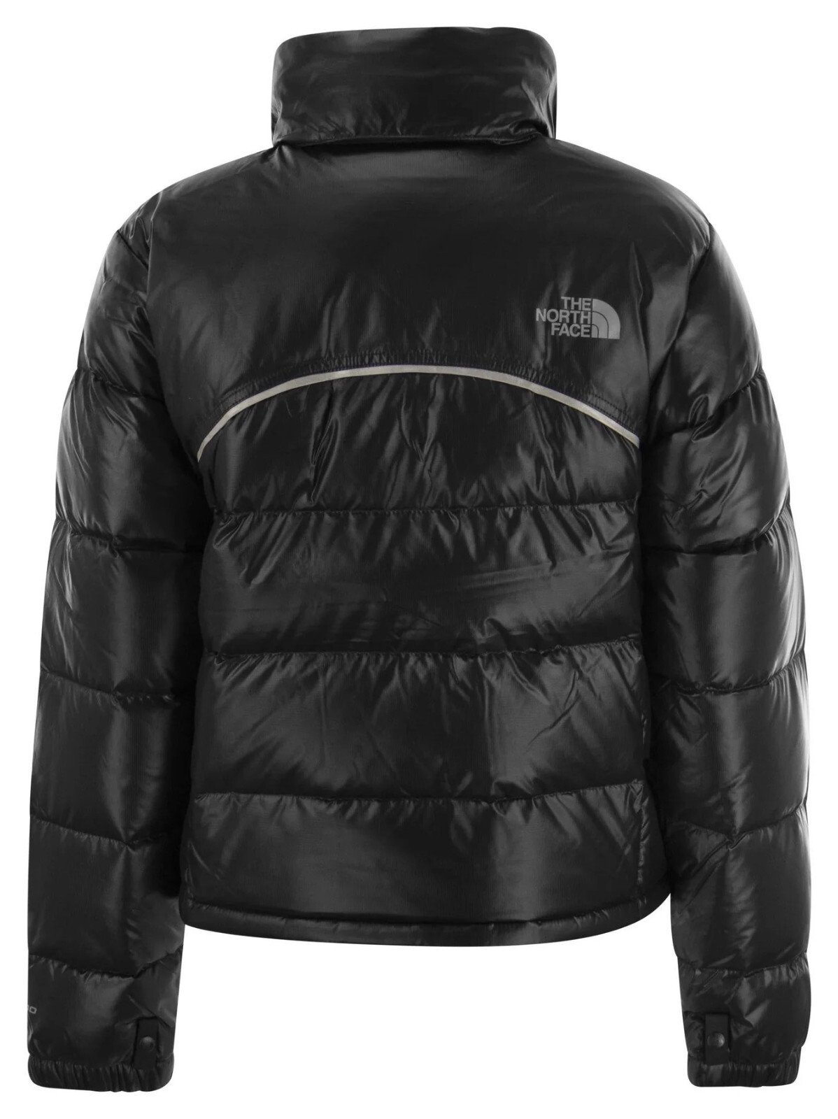 Pre-owned The North Face Women's  Retro Nuptse 2000 Short Crop 700-down Jacket, Black,