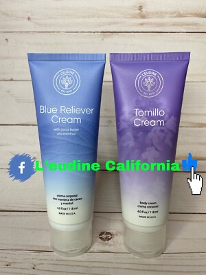 Leudine - Tomillo Body Cream - Blue Reliever  Cream Lot Of 2