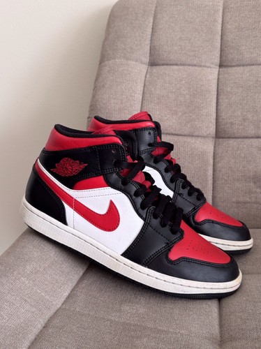 Jordan Brand（NIKE） - Air jordan 1 mid bred Chicago toe Nike Air Jordan 1 Mid Chicago Toe (2020) - Size 10.5 - Brand